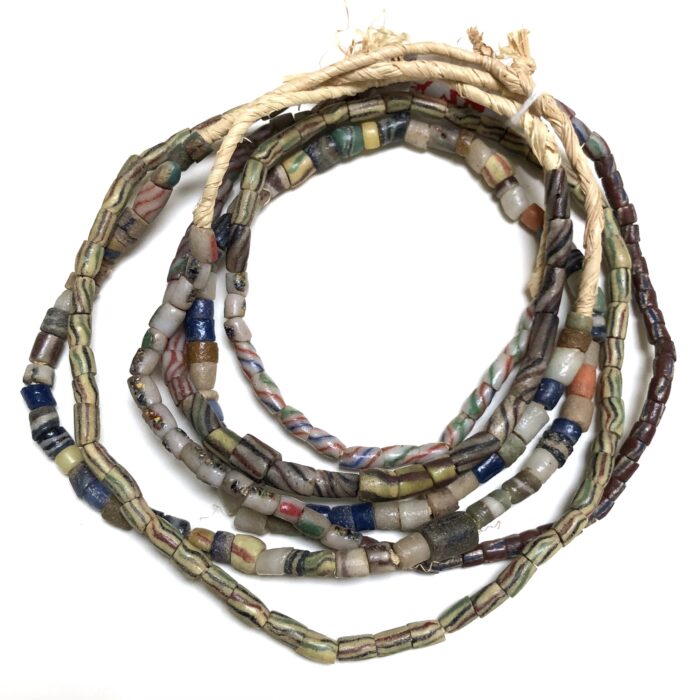 Sandcast Recycled Glass Beads