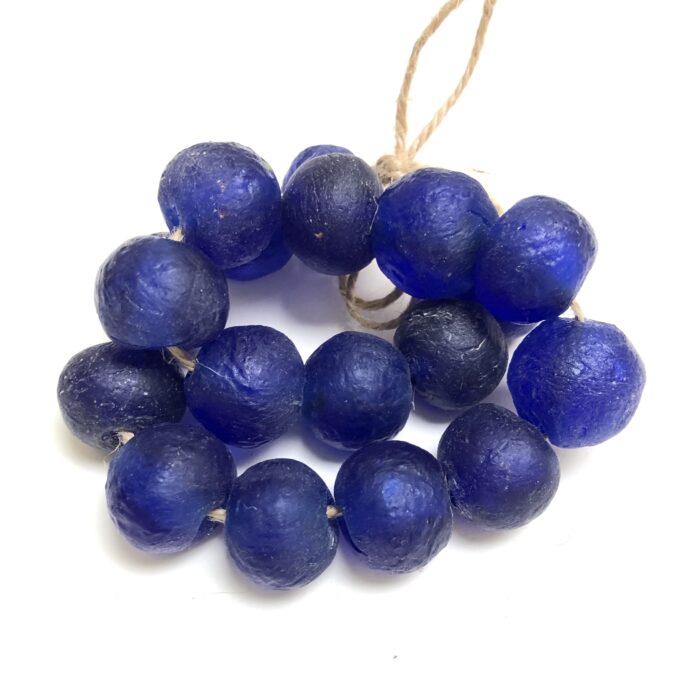 Recycled Glass Beads 17 mm