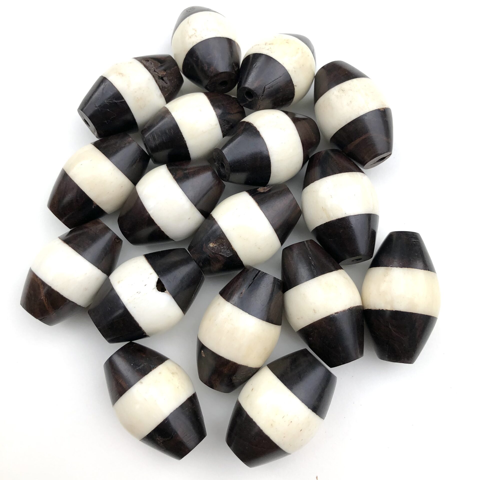 African Wood and Bone Beads