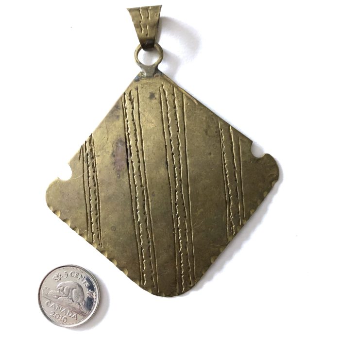 African Brass Penddant