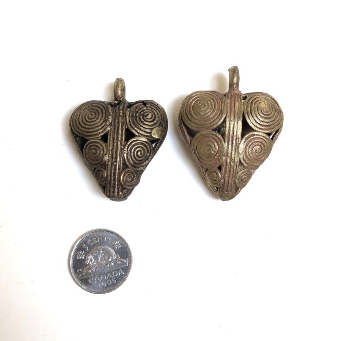 Brass Heart Pendant