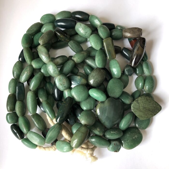 African Green Agate Beads