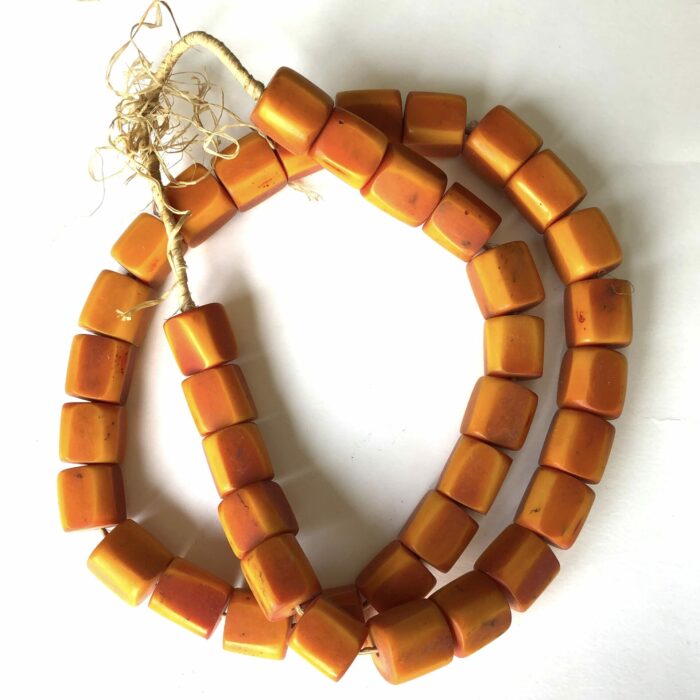 Square Honey African Amber Beads