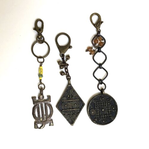 Brass Pendant Keychain