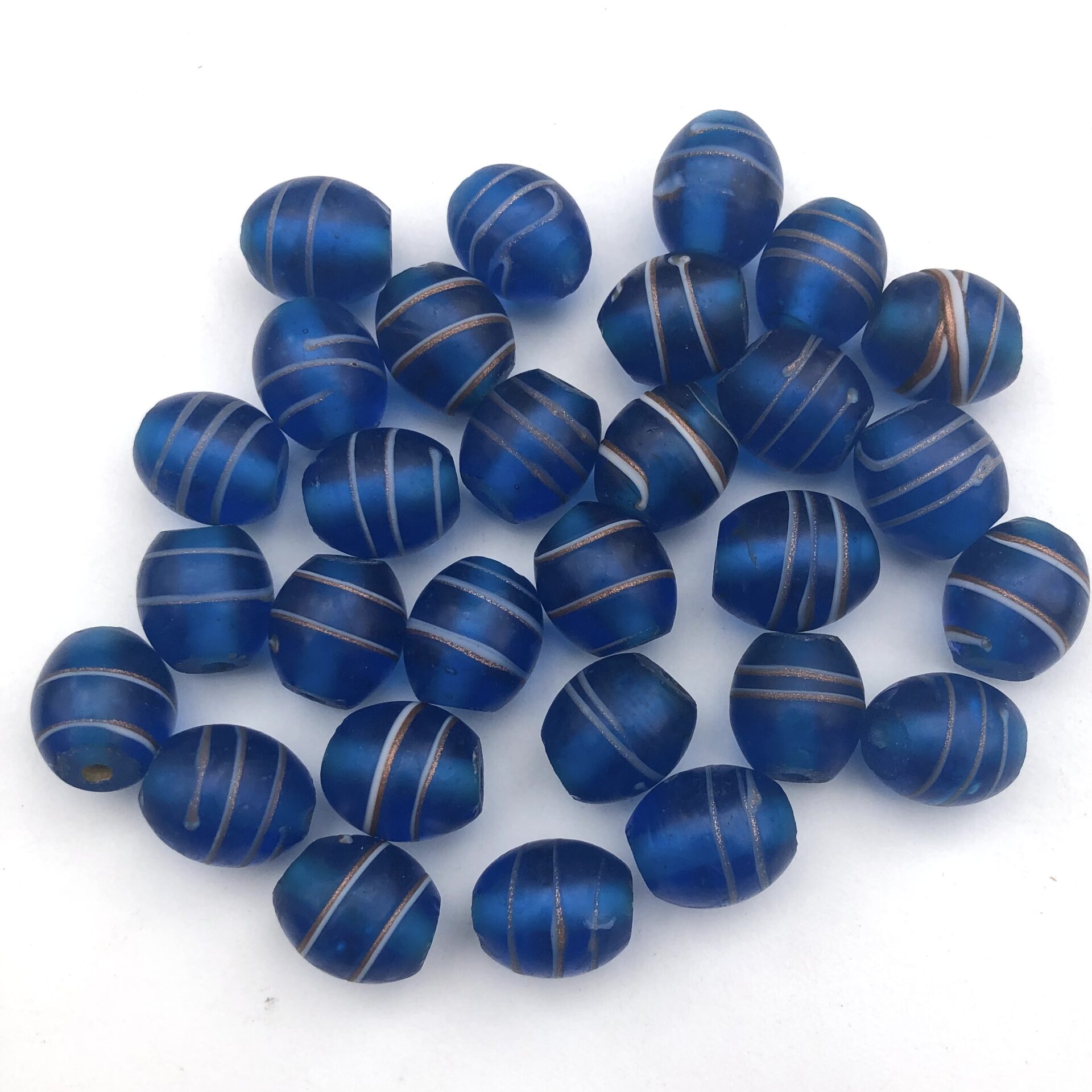 Blue Indian Glass Beads