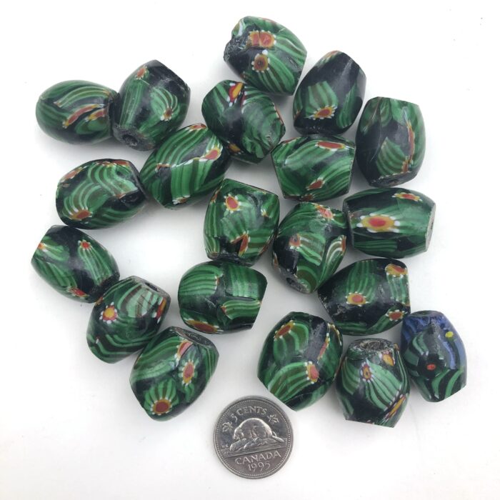 Green Indian Glass Beads