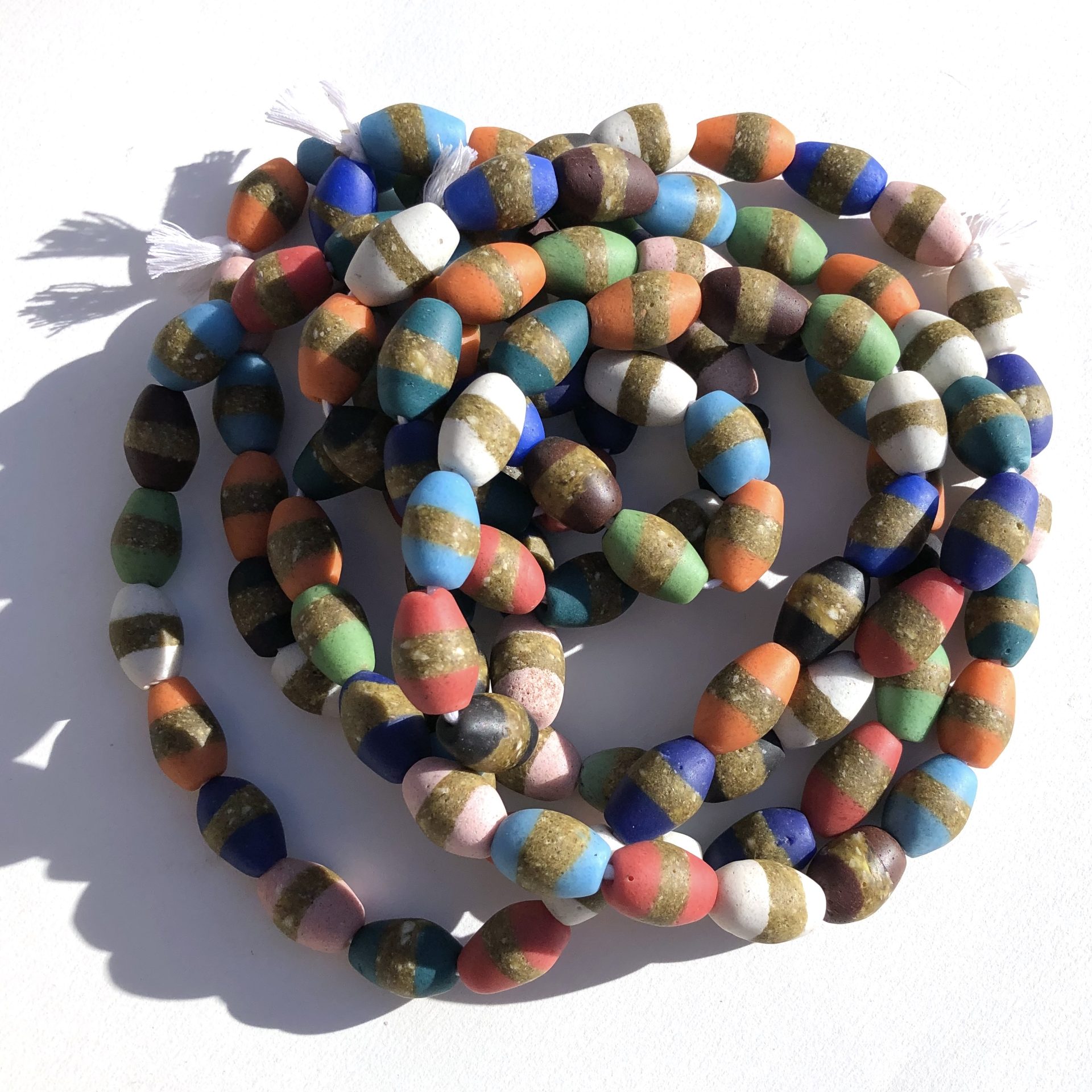 Sandcast Mixed Colours Beads