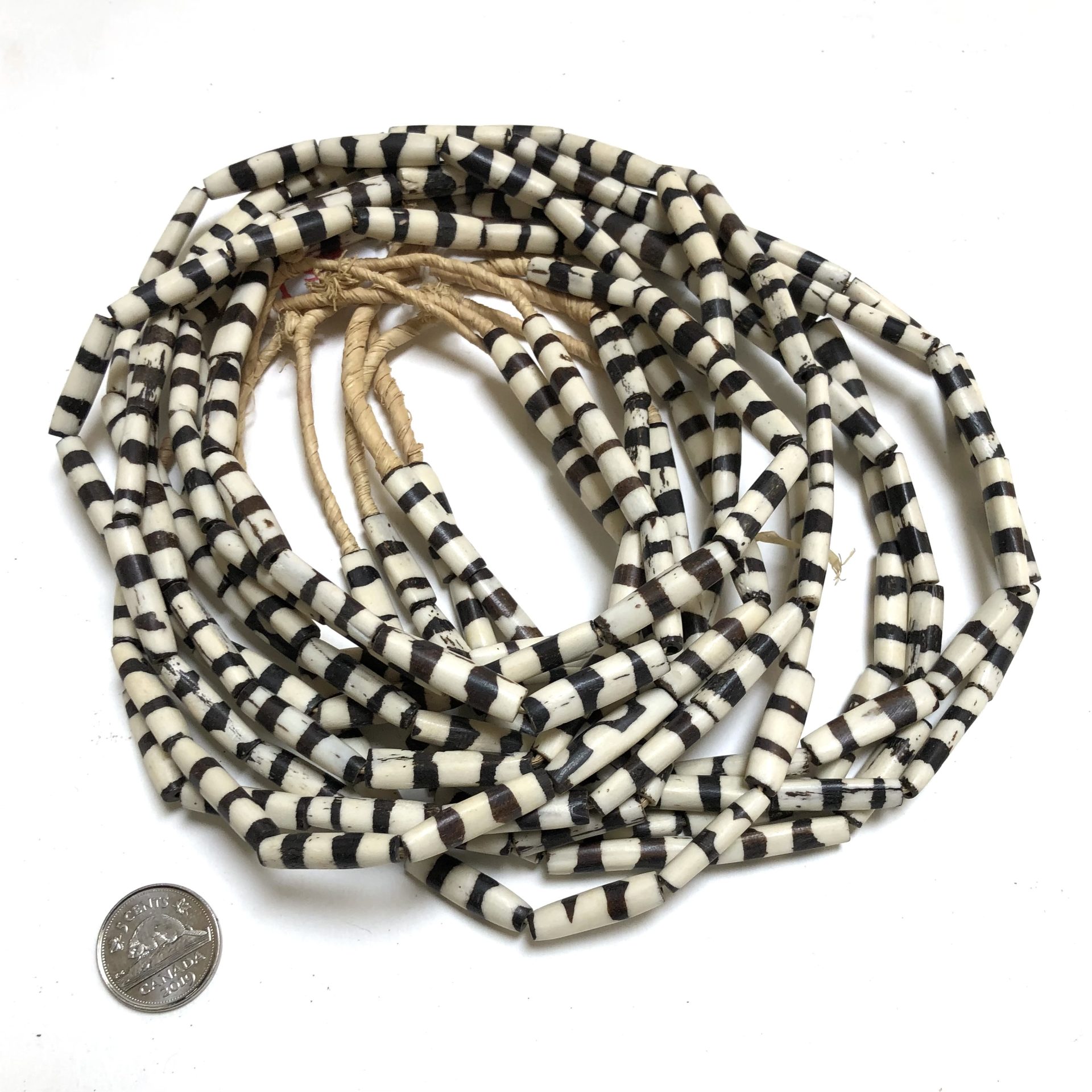 Batik Bone Beads