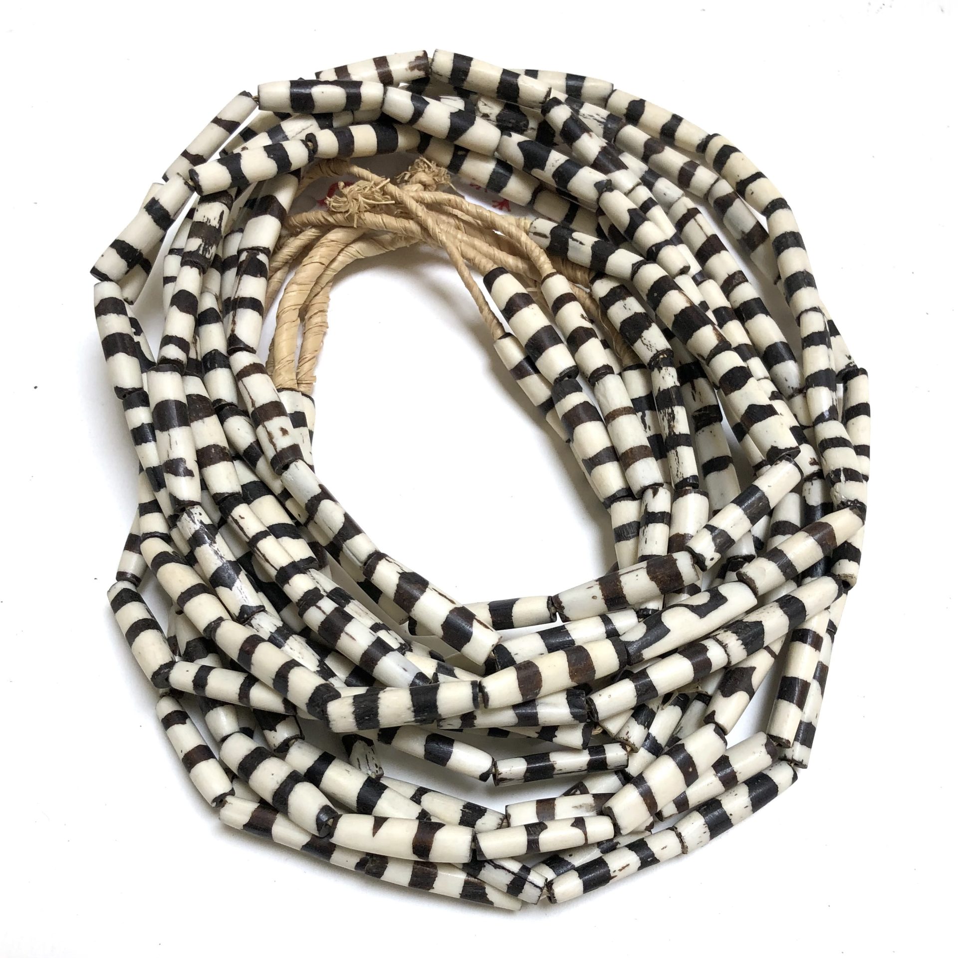 Batik Bone Beads