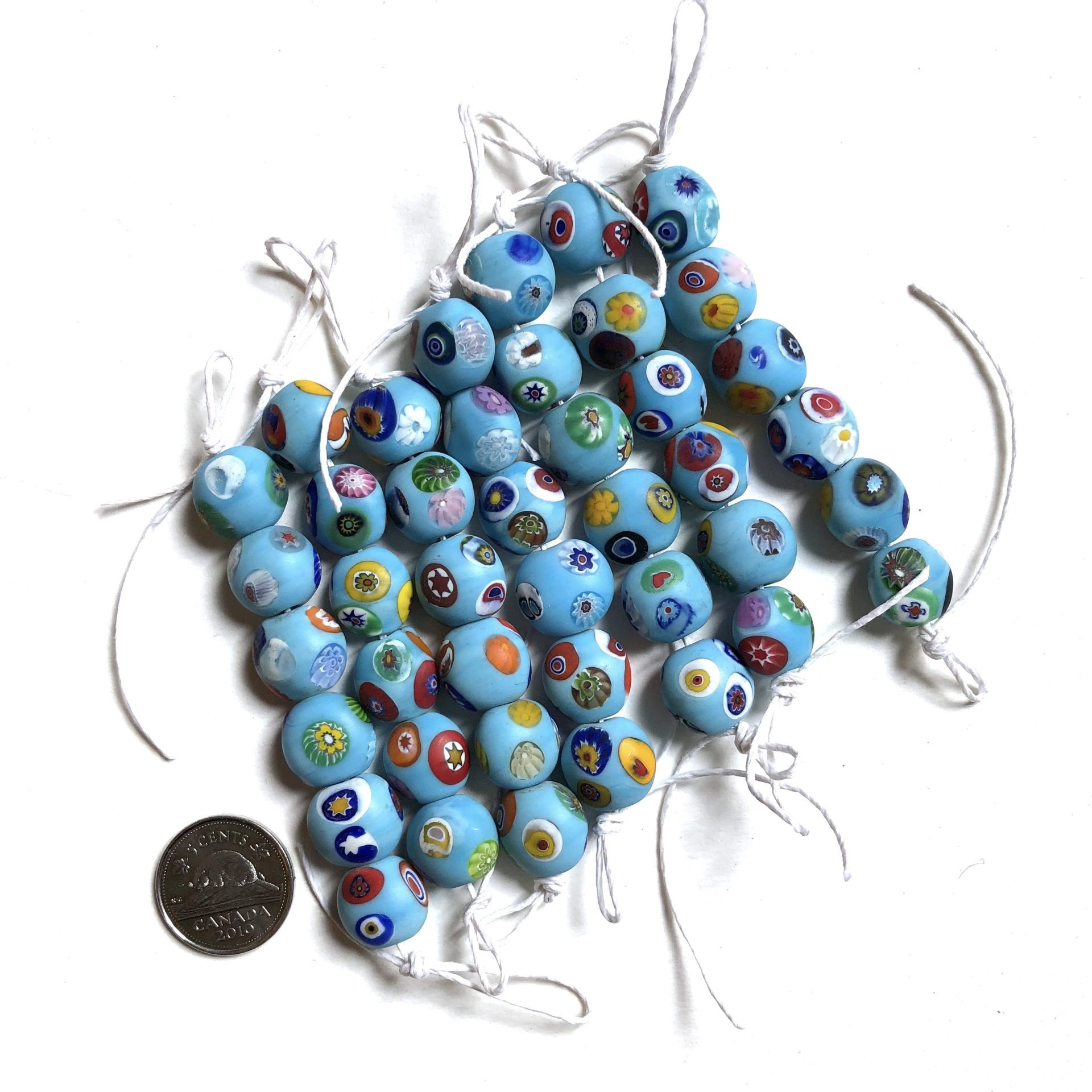 Mille Feuilles Indian Glass Beads
