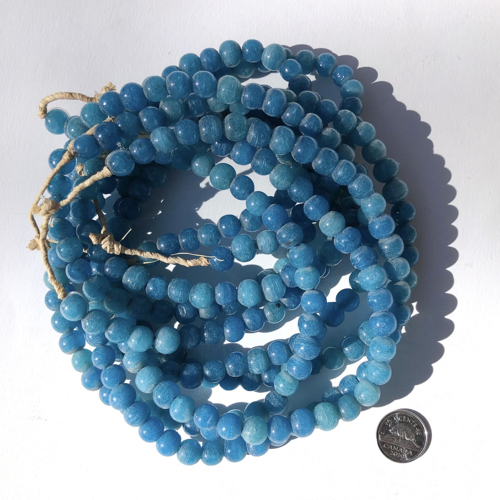 Vintage Blue Glass Beads