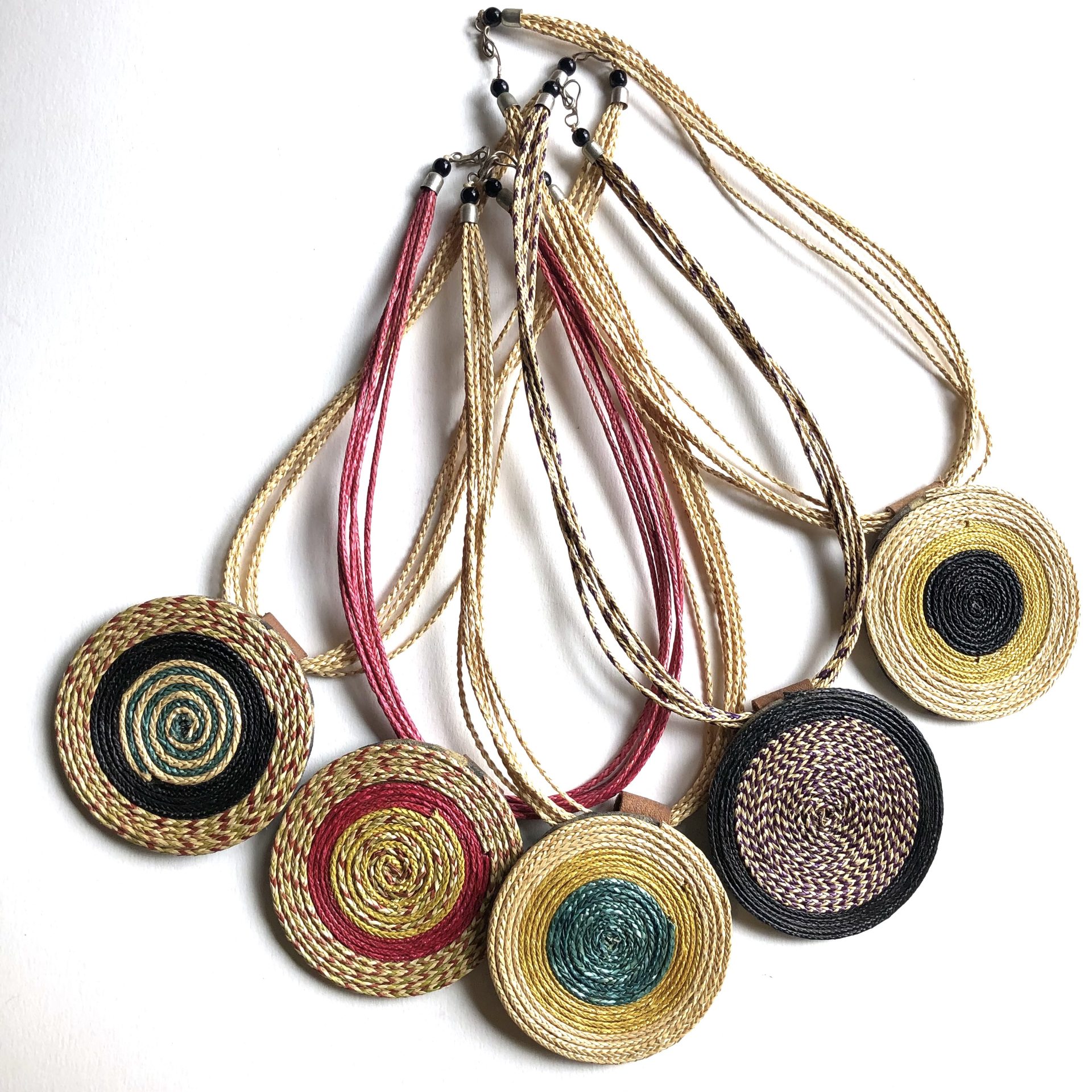 Colourful Sisal Necklaces