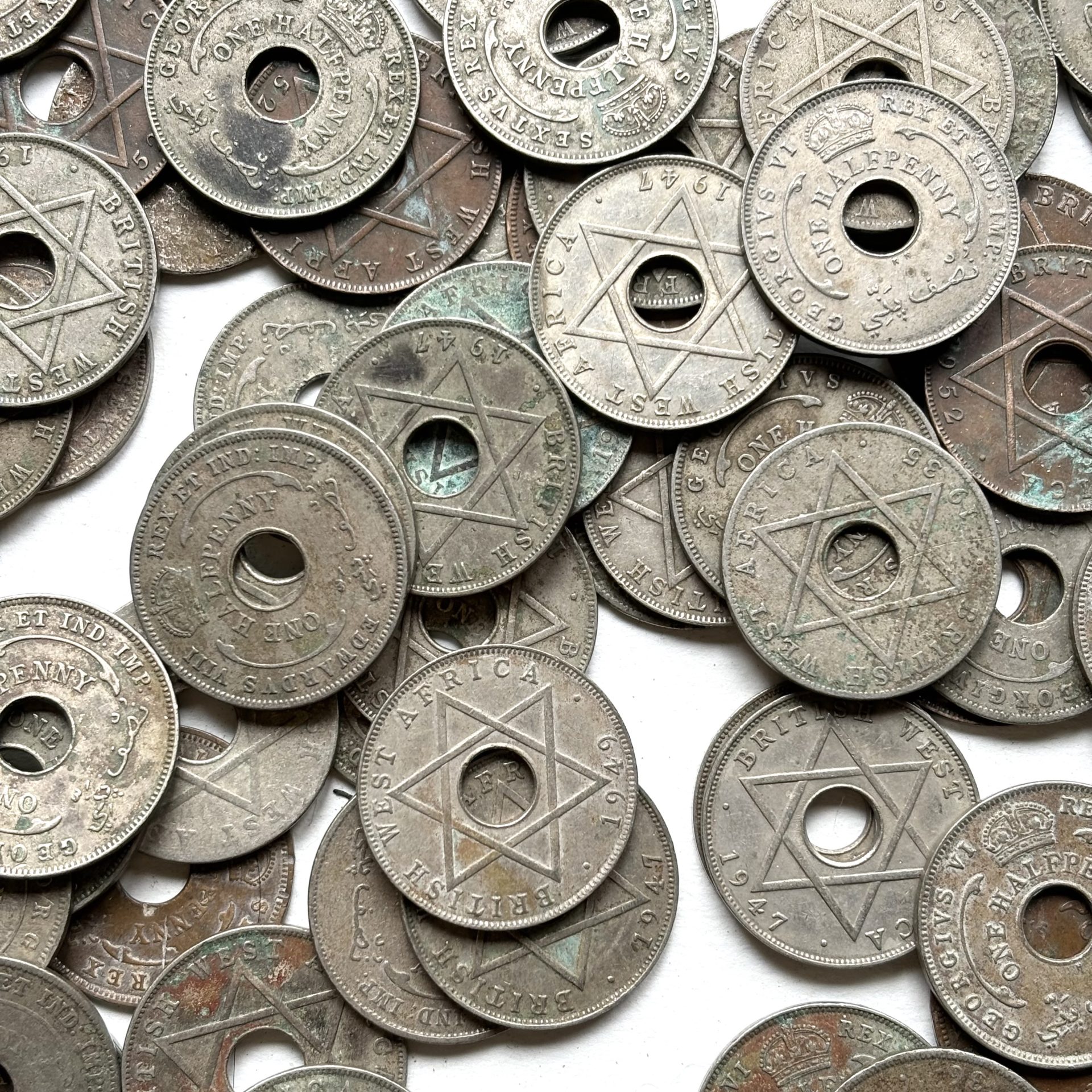 Old West African Coins